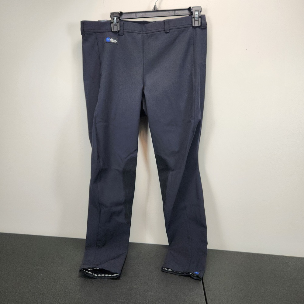 Irideon Cadence‎ Elite Breech Womens 1X Black Knee Patch Equestrian Riding Pants